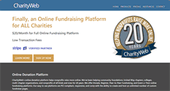 Desktop Screenshot of charityweb.net